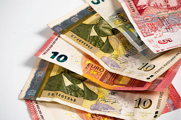 istock Close-up of Various Banknotes From Different Currencies 2229598332