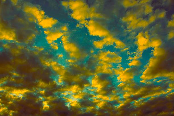Blue sky with stormy clouds cloudscape sky replacement