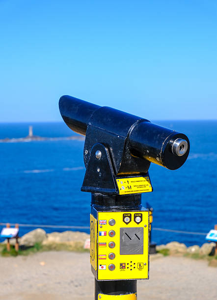 istock A viewing telescope at Lands End, Cornwall, the most westerly point in the UK. 2229611741