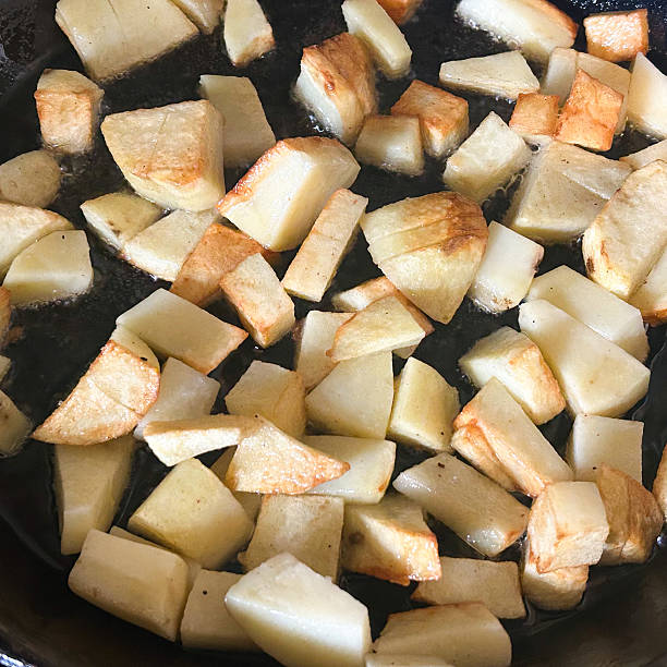 istock Potatoes Frying in Skillet 2229612878