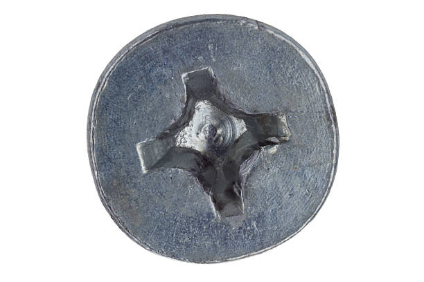 istock Silver cross head screw close up 2229619298