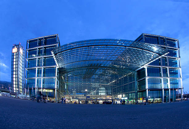 Germany Berlin ,  Deutsche Bahn, central train station.