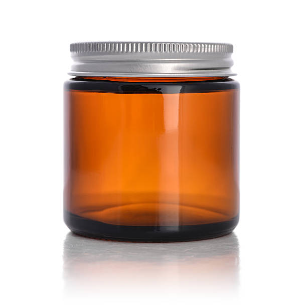 istock Brown empty cosmetic glass jar 2229623257