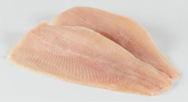 istock Freshly sliced fish without skin isolated nature background with clipping path 2229650445