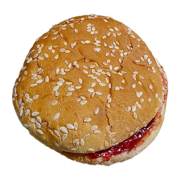 istock Burger or butter jam bun with sesame seeds on top 2229651031