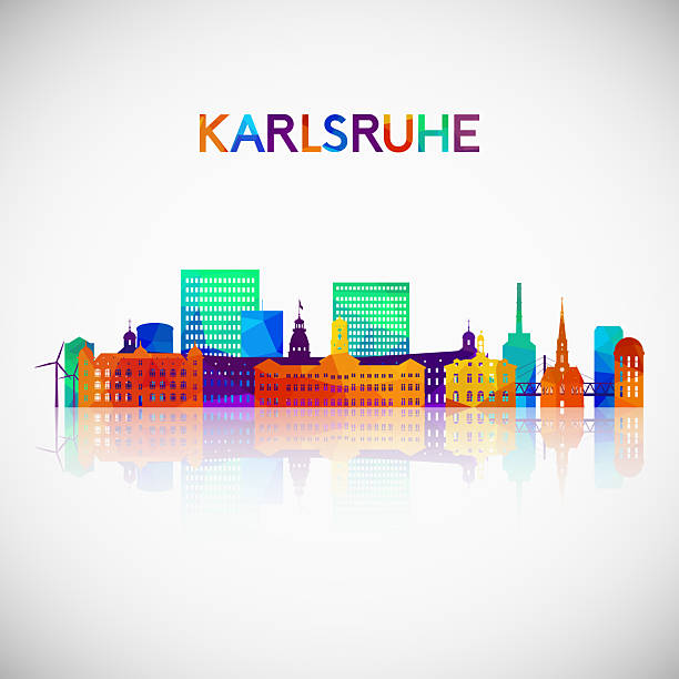 istock Karlsruhe skyline silhouette in colorful geometric style. Symbol for your design. Vector illustration. 2229663073