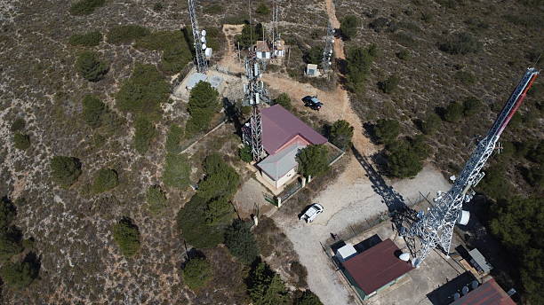 istock Signal Mast with Blue Horizon 2229663455