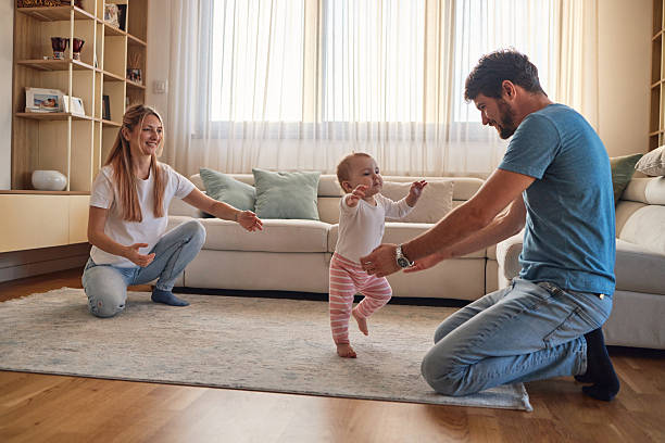 istock First steps of our baby 2229665754