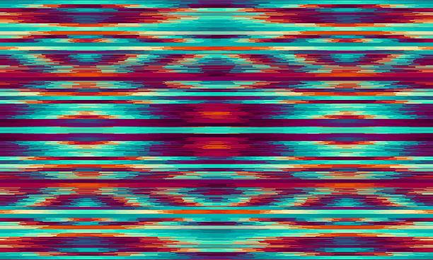 istock geometric ethnic grunge vintage texture vector art design. textile fashion pattern line ikat seamless pattern and batik fabric texture asian background wallpaper indian style. Ethnic abstract ikat art 2229673761