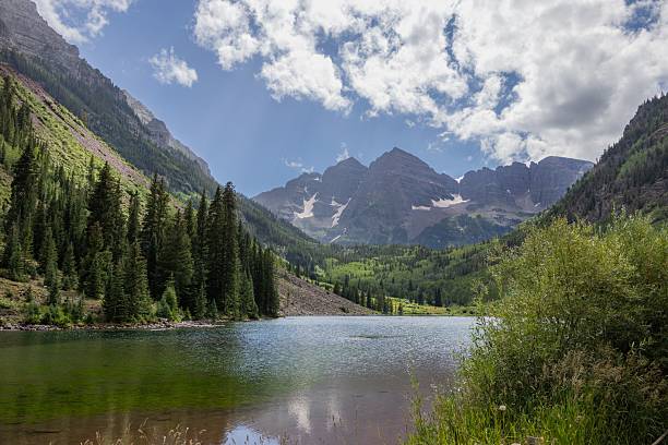 istock Maroon Bells with a tranquil lake 2229678871