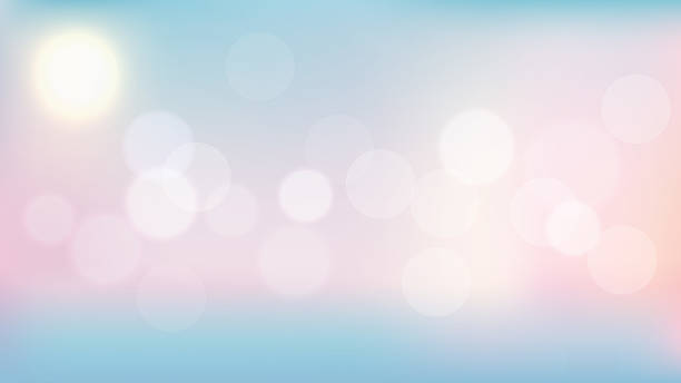 istock Hot summer day. Abstract background with lens flare effect. 3d style vector illustration 2229680856