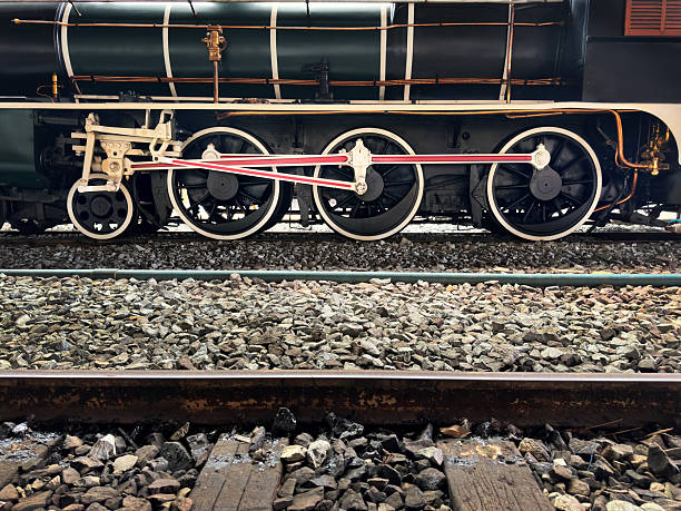 Close up old Steam train in Bangkok central railway station located at Pathum Wan, the former central passenger terminal in Bangkok and the former railway hub of Thailand. It is in the center of the city in the Pathum Wan district, and is operated by the State Railway of Thailand.