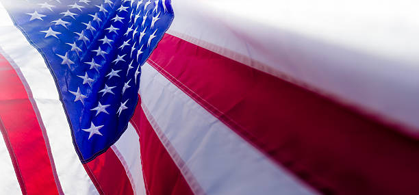 istock Close up  American flag background 2229688410