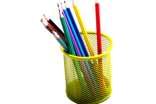 istock Color pencils on a white background,, 2229696973