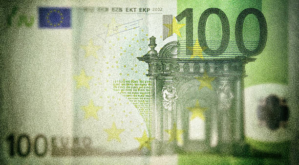 istock Grunge style One Hundred Euro Banknote background 2229698504