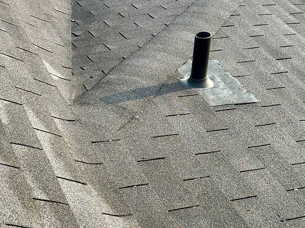 istock Asphalt shingles roofing construction waterproofing for house asphalt shingles corner 2229703169