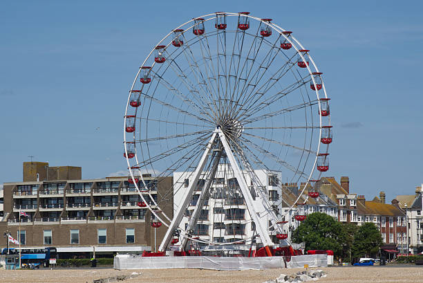 Big Wheel  Ride on the seafront promenade at Worthing in West Sussex, England