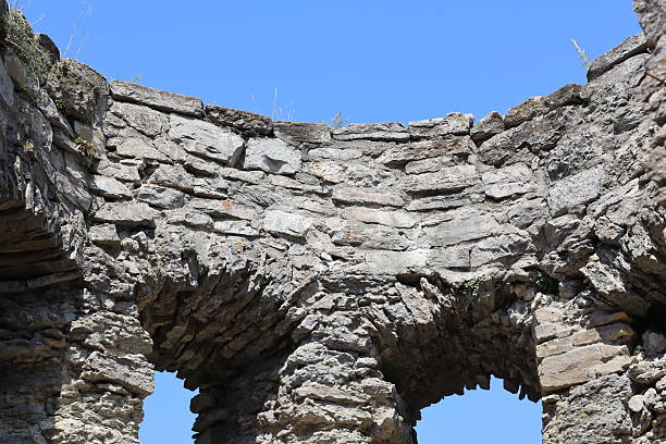 istock Ancient stone ruins under a clear blue sky showcasing historical architecture in an archaeological site 2229719002