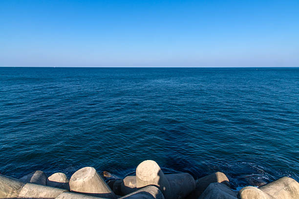 idyllic seascape at the harbor