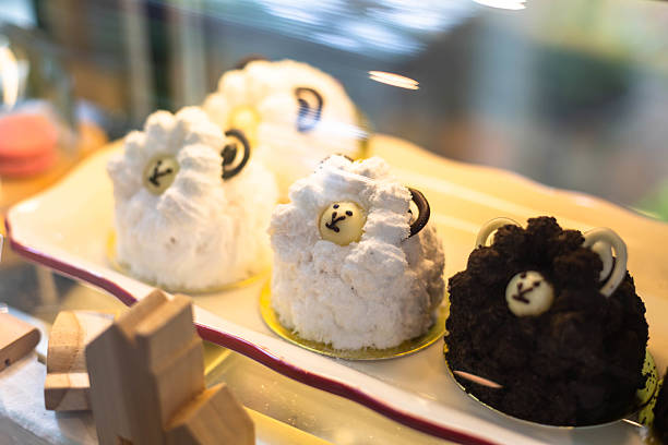 istock Easter sheep cupcakes  homemade cup cakes shaped funny sheeps with marshmallow 2229721469