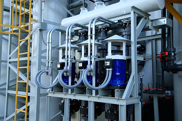 istock Pumps and piping in water treatment facilities 2229723828
