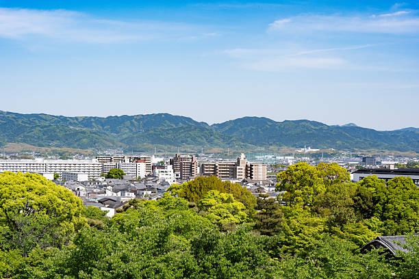 This is a photograph of the historic city of Nara in Japan