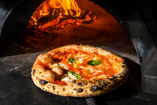 istock Pizza Margarita straight from a wood-fired oven. 2229729776