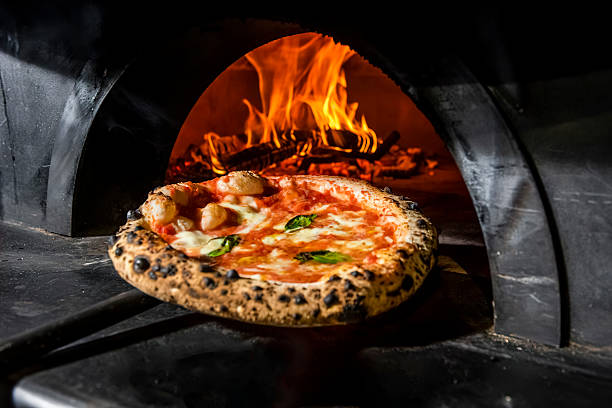 istock Pizza Margarita straight from a wood-fired oven. 2229729778