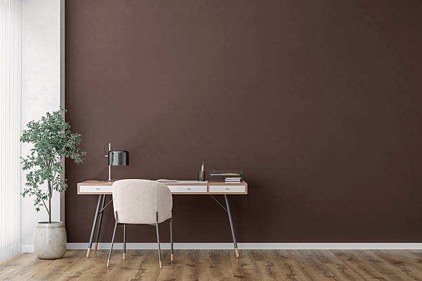 istock Modern Home Office Interior with Minimalist Design 2229731128