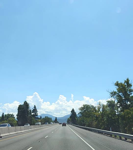 istock View of nature on a highway. 2229732171