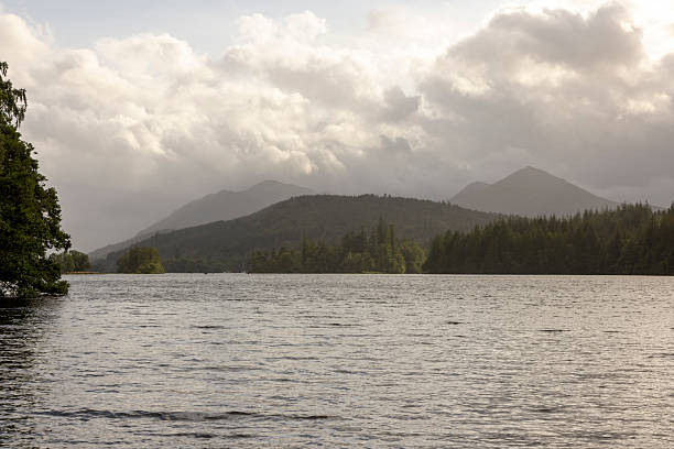 istock A lake with a cloudy sky in the background 2229738553