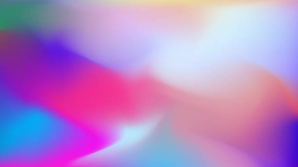 istock Blurred neon glow black, blue, pink and purple colors flow gradient background. Wide banner modern technology design 2229743735