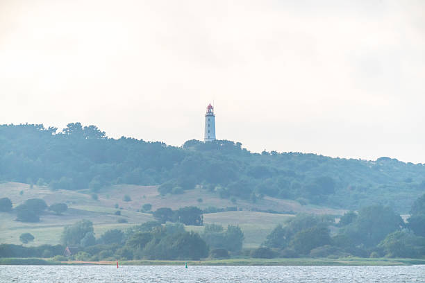 View of the Hiddensee lighthouse in Germany