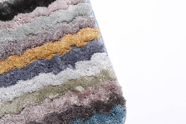istock Multicolored shaggy rug texture close up 2229751933