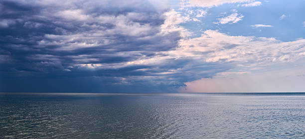 istock Serene baltic sea under stormy sky 2229757028