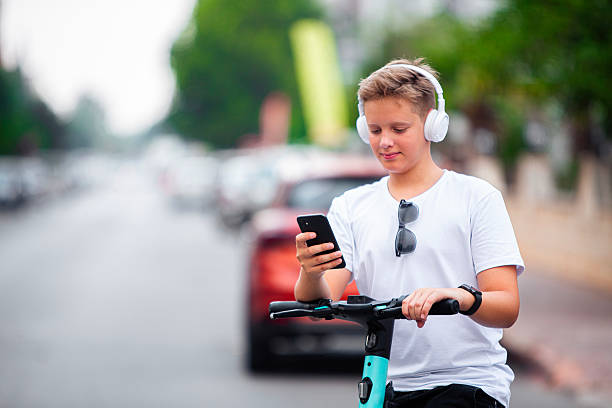 istock Adjusting playlist or listening to a podcast. 2229767430