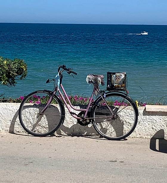 istock Bike by the beach 2229767767