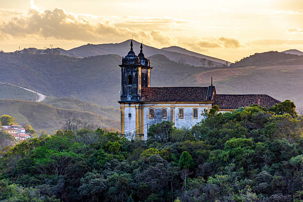istock Mountains and baroque church 2229771743