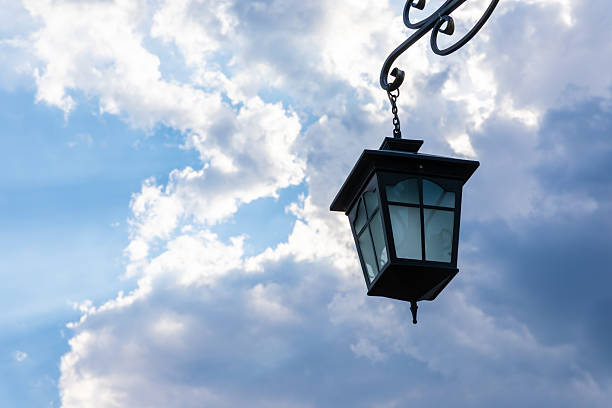 istock Vintage Lantern Against Blue Sky 2229780916