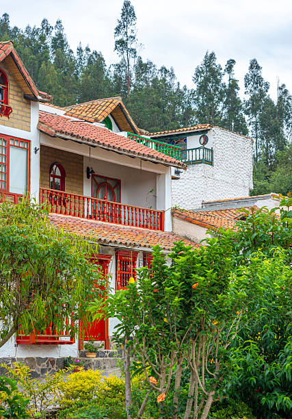 istock Colonial Architecture in Pueblito Boyacense 2229797375