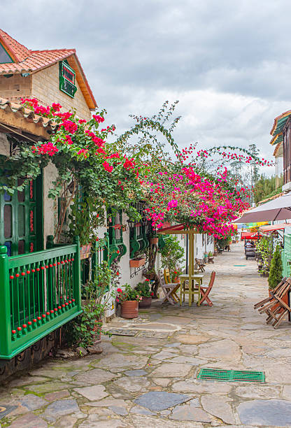 istock Charming Colonial Street in Duitama, Colombia 2229797448