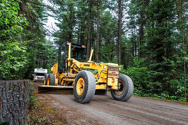 Vintage Bulldozer On Display