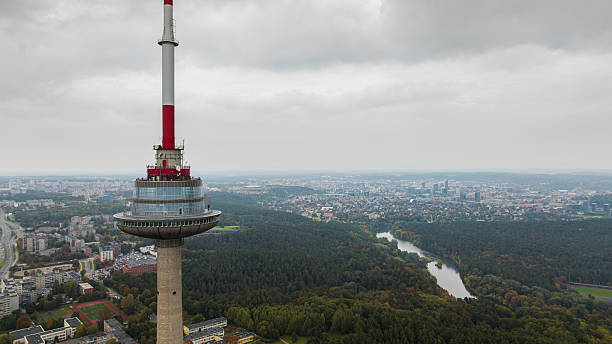 istock Vilnius Television Tower with Forests, River, and Urban Areas 2229803855