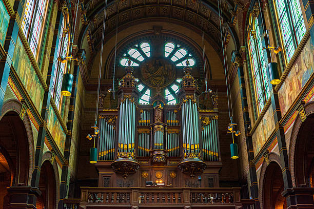 istock Windows inside the Basilica of Saint nicholas church in amsterdam 2229807831