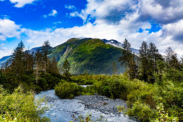 A landscape view from Alaska, United States