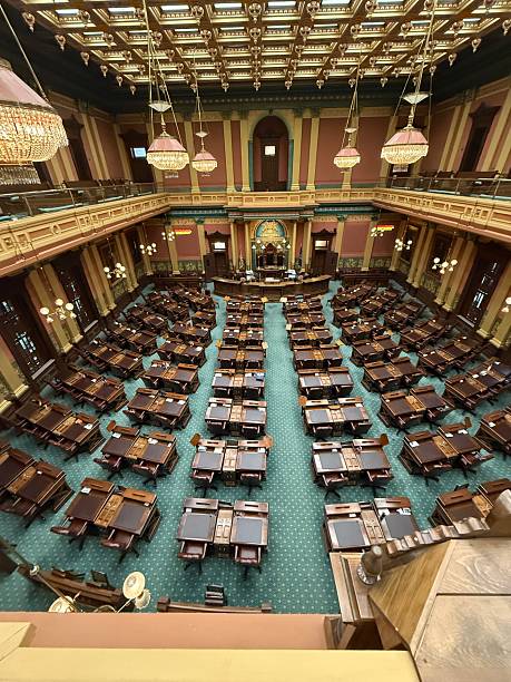 istock Interior view of the Michigan State Capitol 2229817819