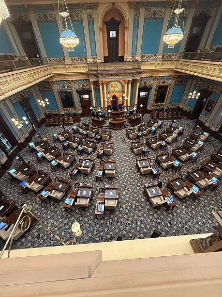 istock Interior view of the Michigan State Capitol 2229817820