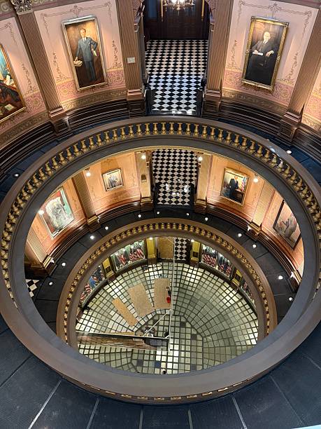 istock Interior view of the Michigan State Capitol 2229817836