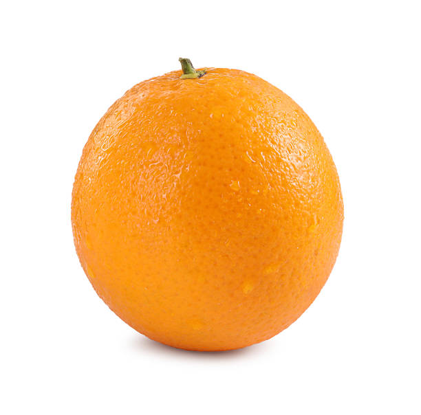 istock One fresh ripe orange isolated on white 2229825623