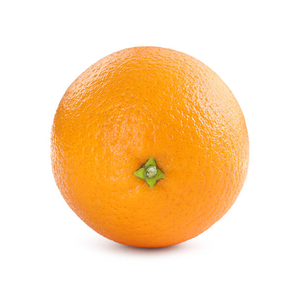 istock One fresh ripe orange isolated on white 2229825692